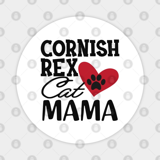 Cornish Rex Cat Mama Magnet by KC Happy Shop